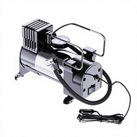 Pompe à air électrique portable multifonctionnelle XL 12V pour voiture, pompe à air électrique avec faible niveau sonore de 36 dB, gris, garantie 1 an