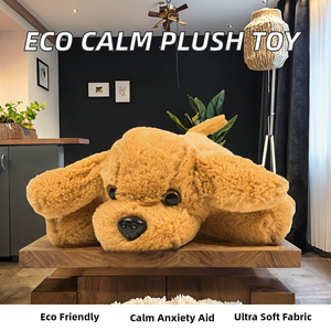 Jouets pour chiots en <span class=keywords><strong>peluche</strong></span> de polyester super doux, écologiques, <span class=keywords><strong>anti</strong></span>-<span class=keywords><strong>anxiété</strong></span>, pour un sommeil réparateur et apaisant - Product Image 6