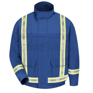 Chaqueta reflectante amarilla fluorescente de seguridad de alta visibilidad Chaqueta de seguridad para hombres a precio razonable - Product Image 2