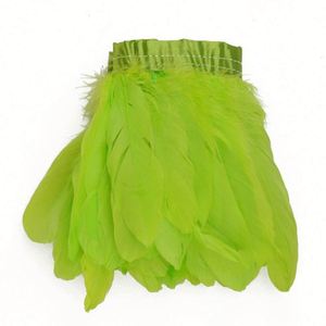 Cinta de Tela para Coser, Flecos de Plumas de Ganso, Adorno para Manualidades, Ropa, Vestidos, Disfraces, Sombreros, Accesorios, Decoración del Hogar y Fiestas - Product Image 1