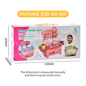 <span class=keywords><strong>Maison</strong></span> de jeu en plastique jeu de simulation de cuisine ensemble de jouets de cuisine four de simulation pompe à eau jeu de simulation de cuisine jouets pour enfants - Product Image 6