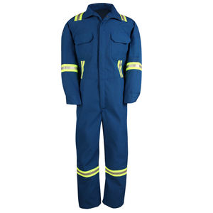 Salut Vis 88% Coton 12% Nylon Minière Workmaster Combinaison Uniforme De Travail De Sécurité Résistante Aux Flammes - Product Image 3