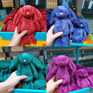 UK JE Wholesale Peluche Lapin de Noël des Neiges 18 cm, Doux Lapin Timide, Animal en Peluche Apaisant aux Couleurs Subtilles, Nouvelle Arrivée 2025 - Product Image 2