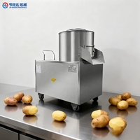 Commerciële volautomatische multifunctionele roestvrijstalen fruit- en groenteschilmachine