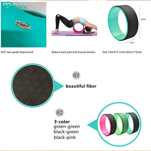 SeeMore Auswahl Deep Tissue <span class=keywords><strong>Massage</strong></span> Wirbelsäulen ausrichtung Zurück Popper Wheel Yoga Wheel Roller Body Sport Yoga Wheel - Product Image 6