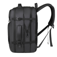 Sac à dos pour ordinateur portable professionnel extensible avec logo personnalisé, multi-poches, pour le travail, le campus, les trajets quotidiens