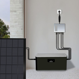 EZsolar Balcony Solar <b>System</b> 800w Balkonkraftwerk 800w Balkon Solar Balcony <b>Energy</b> <b>Storage</b> <b>System</b> with Battery - Product Image 1