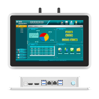 PC Industrial con Pantalla Táctil Sin Ventilador IP65, CPU Intel J1900 I3 I5, Windows/Linux, Monitor LCD IPS para HMI y Automatización Industrial