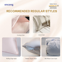 Taie d'Oreiller en Soie 100 % Pure Mûrier Biologique 22 mm en Gros, avec Boîte, Housse de Coussin en Soie Personnalisée Logo Brodé Oeko-Tex