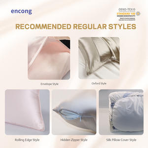 Großhandel 22 mm Bio-Kissenbezug aus 100% Seide in Box Seiden-Kissenhülle mit gesticktem Logo Öko-Tex 100% reiner Maulbeerseiden-Kissenbezug - Product Image 6