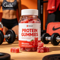 Gummies protéinés végétaliens à base de plantes, formule sans sucre, fournissent une nutrition essentielle pour la forme physique et la gestion du corps à long terme