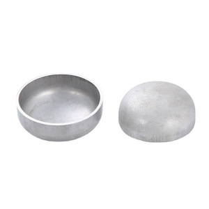 Bouchon de tuyau elliptique en acier inoxydable Conan 304, soudé industriellement, grand diamètre, finement poli - Product Image 2