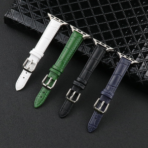 Cinturino in vera pelle per <span class=keywords><strong>Apple</strong></span> <span class=keywords><strong>watch</strong></span> 7 <span class=keywords><strong>6</strong></span> 5 4 3 2 1 cinturino per iwatch 5 cinturino piccolo modello bambù 38/40/41 45/44/42mm - Product Image 3