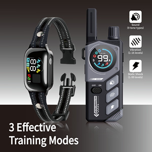 2 In 1 Remote Training & Automatic Anti Bark <b>Dog</b> <b>Collar</b> Pet Training Shock <b>Collar</b> Custom <b>Dog</b> Training <b>Collar</b> - Product Image 1