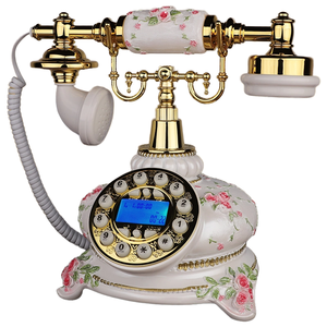 Labada F04ย้อนยุคยุโรปชนบทแฟชั่นย้อนยุคโทรศัพท์บ้านความคิดสร้างสรรค์ไร้สายโทรศัพท์บ้านแบบมีสายส่งข้อความเสียง - Product Image 5