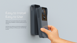 Top Selling 1080p Tuya <strong>Video</strong> <strong>Doorbell</strong> <strong>with</strong> Alexa Option for Indoor <strong>Chime</strong> Wifi Battery Charge Intercom-Alexa Optional - Product Image 3