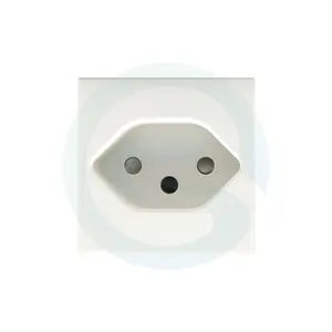 EU Standard Swiss Wall Outlet Schuko Switzerland Socket Screw Terminals Socket Module