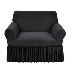 Housse de canapé et <span class=keywords><strong>fauteuil</strong></span> en tissu jacquard extensible, housse de protection pour canapé 1 place en Spandex haute élasticité - Product Image 1