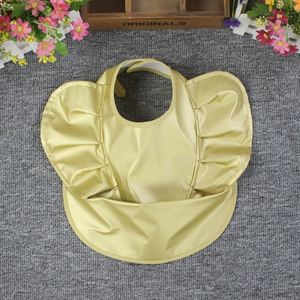 BPA Miễn Phí Dễ Dàng Để Làm Sạch Hoa Bữa Ăn Trẻ Em Ăn Tạp Dề Bé Cô Gái Cậu Bé Bib Mềm Không Thấm Nước PU Ăn Bib Với Đôi Cánh Thiên Thần - Product Image 3