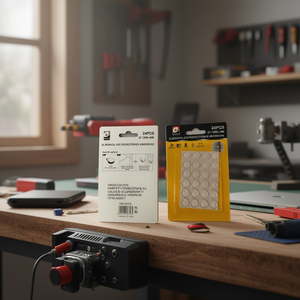 Coussinets de protection Erpsl 13 mm x 4 mm, 24 pièces, matériau de rembourrage adhésif en PVC - Product Image 1