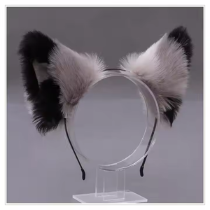 Lolita <span class=keywords><strong>Cat</strong></span> Ears عقال Bowknot تأثيري زي حزب إكسسوار لأنيمي الأحداث لعصابات الرأس - Product Image 3