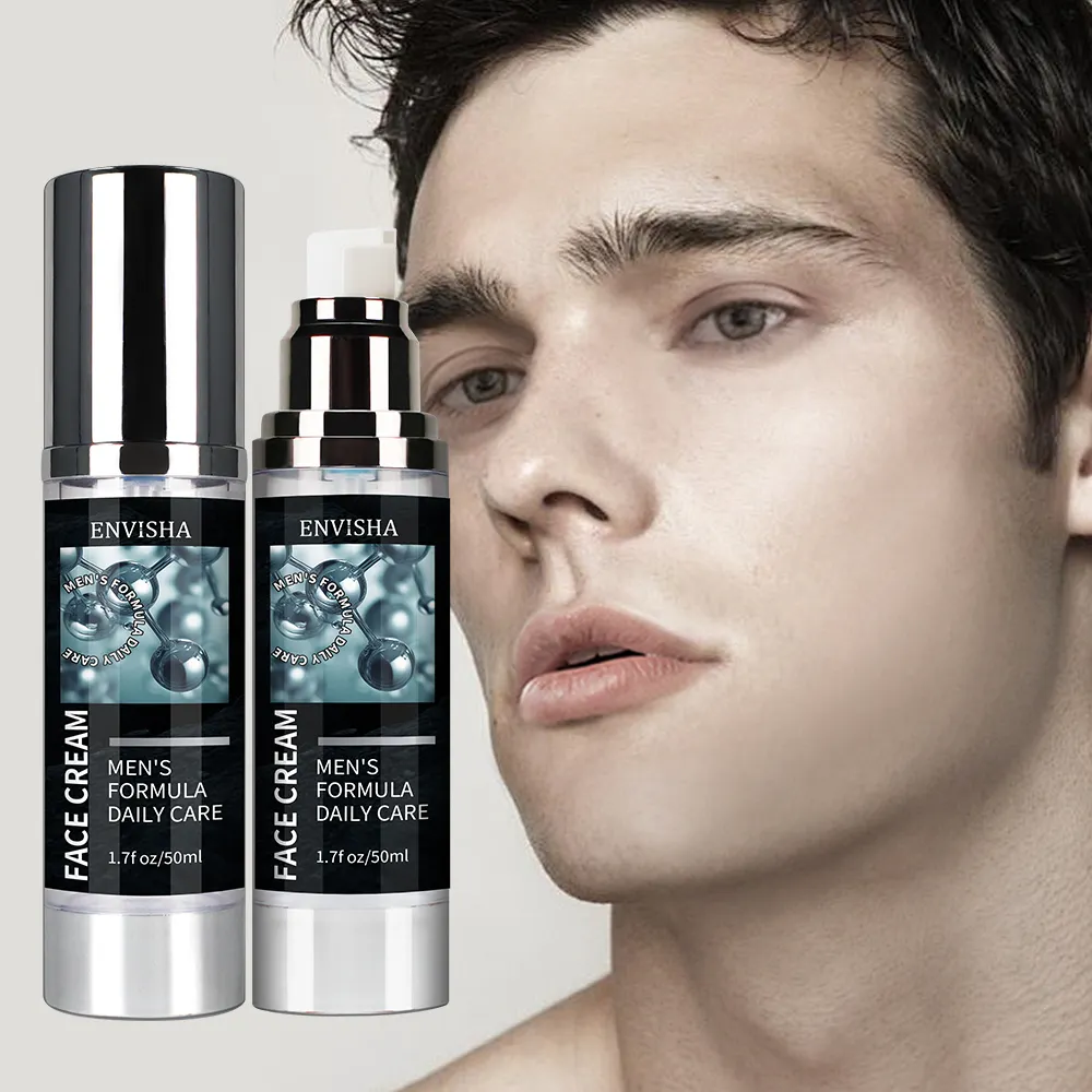 Özel etiket erkek güzellik cilt beyazlatma yüz kremi anti-aging erkek cilt bakım ürünleri aydınlatıcı yüz kremi beyazlatıcı krem