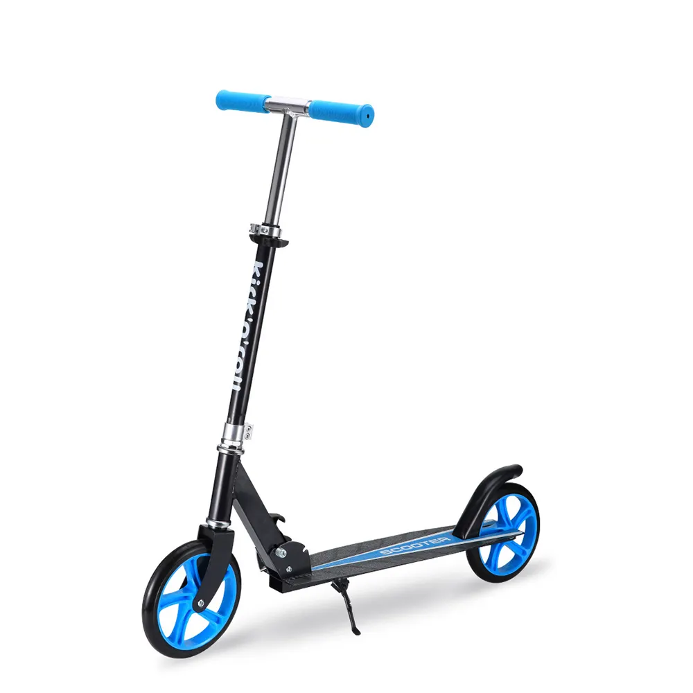 TELLUS pro kick scooter 2 large wheels adult scooter with two suspension pedal kick scooter for sale