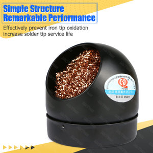 Pulitore a sfera in rame antistatico per punte di saldatura - Product Image 5