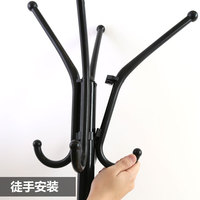 Porte-manteau sur pied en forme d'arbre métallique, assemblage facile à assembler, suspension pour vêtements, chapeaux, vente en gros, 1 pièce