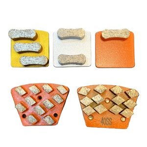 Ksl Tùy Chỉnh Chất Lượng Cao Redi Khóa Ba Giai Đoạn Kim Loại Kim Cương Mài Giày Cho Máy Sàn Kim Cương Mài Công Cụ - Product Image 2