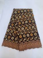 Kain Renda Fashion Tenun 3D Bunga Mewah Larut Air Grosir Katun Berkualitas Tinggi TY7036
