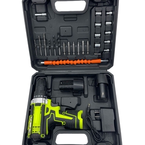 Ensemble perceuse-visseuse à percussion 12V à deux vitesses et outils électriques - Product Image 1