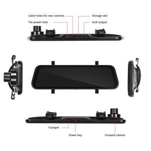 <span class=keywords><strong>2023</strong></span> más nuevo 9,66 pulgadas Dual Mirror Dash Cam Carplay DVR con lente WiFi GPS - Product Image 5