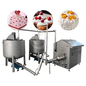 Whipping cream machine continuous aeration marshmallow production line
