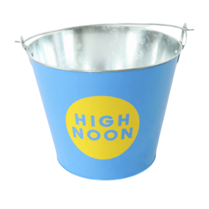 Champaign Offre Spéciale bon marché 5L bar bière seau à glace logo personnalisé fer galvanisé refroidisseur de glace seau bar outils promotion cadeaux - Product Image 4