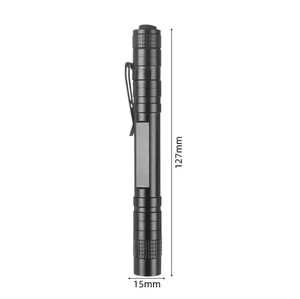 Linterna LED UV de bolsillo de 3W 365nm <span class=keywords><strong>con</strong></span> filtro negro, <span class=keywords><strong>luz</strong></span> de pluma negra portátil para detector de orina de dinero para mascotas - Product Image 3