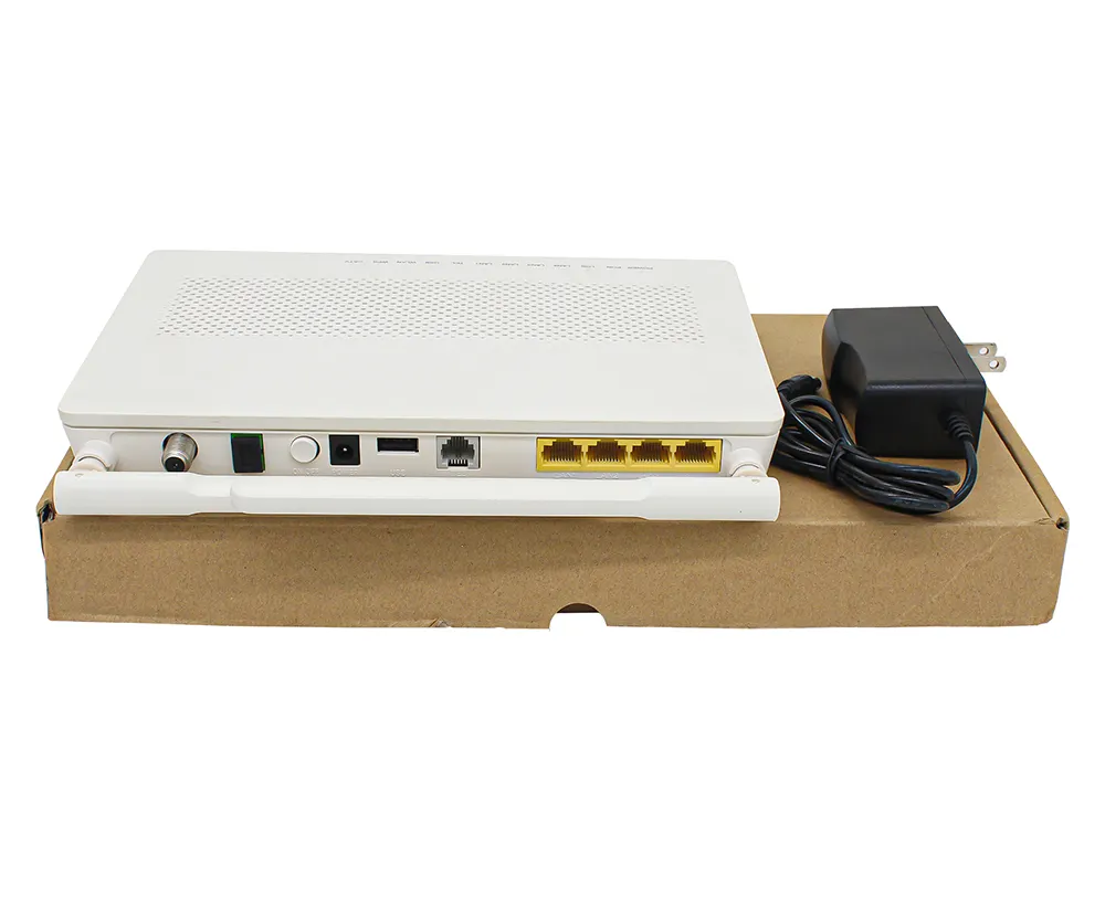 FTTH 광섬유 장치 XPON GPON EPON ONU ONT 모뎀 1GE + 3FE + 와이파이 + CATV + 포트 + USB ONT