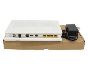 อุปกรณ์ไฟเบอร์ออปติก FTTH XPON GPON EPON ONU บนโมเด็ม 1GE+ 3FE + WIFI + CATV + หม้อ+USB ONT