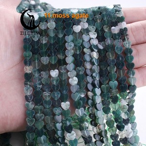 Zhe Ying 6m perles de <span class=keywords><strong>pierre</strong></span> en forme de coeur en gros <span class=keywords><strong>pierre</strong></span> gemme naturelle coeur plat perle <span class=keywords><strong>pierre</strong></span> pour la fabrication de bijoux à bricoler soi-même - Product Image 4