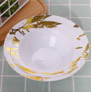 צלחות פלסטיק חד פעמיות סיטונאיות מפואר סט כלים לחתונה - Product Image 5