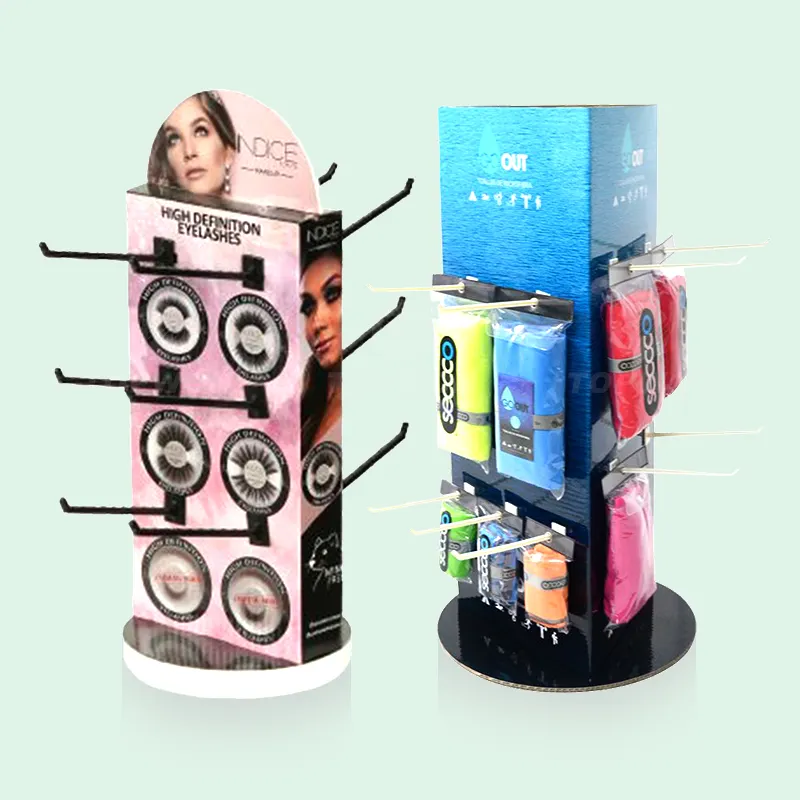 Custom Cardboard Retail Drehzähler Spinner Display Stand