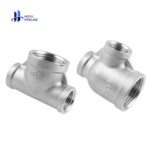 وصلة أنابيب من الفولاذ المقاوم للصدأ 304 على شكل حرف T مع مخفض، كوع 90 درجة، وصلة مصنعة 1/2 بوصة للحام المقبس - Product Image 2