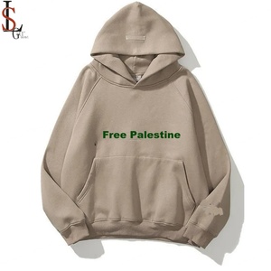 Sudaderas con Capucha Personalizadas con Logotipo Impreso de Palestina Libre, 100% Algodón, Sudaderas Bordadas Unisex - Product Image 2