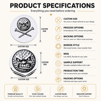 Patchs brodés personnalisés de haute qualité, appliques brodées pour vêtements, logo de marque, patch personnalisé à thermocoller