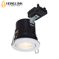 Norme BRITANNIQUE Inclinable GU10 Downlight Évalué Par Feu Encastré Ignifuge Downlight