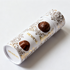 Emballage de Luxe en Tube Papier | Boite Cylindrique pour Parfum, Encens, Cadeau, Alimentaire et Chocolat - Product Image 5