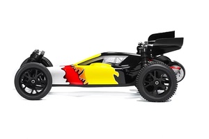 Voiture RC tout-terrain VRX Racing RH2011 Bullet <span class=keywords><strong>1</strong></span>/<span class=keywords><strong>10</strong></span> 2WD Brushed RC <span class=keywords><strong>Buggy</strong></span> avec moteur 540, ESC 40A, batterie NiMh 7.2V 1800mAh, amortisseurs à huile, vitesse 30km/h, prête à rouler (RTR) - Product Image 3