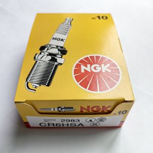 モーターサイクルスパークプラグオリジナルNGK卸売ブジア2983CR6HSAホンダBCL CD90S 90CC、CRF7OF /XR7OR/スーパーCub7070CC用 - Product Image 1