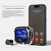 Écouteurs AirMAX avec écran LCD couleur, commande tactile, réduction de bruit, écouteurs sans fil intelligents Q20 Air Max