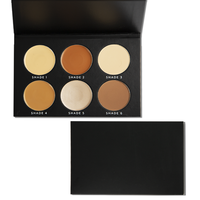 Marque privée OEM Low quantité minimale de commande Vegan parfait cou lèvres visage nez Blush yeux corps maquillage imperméable surligneur bronzeur Contour Palette